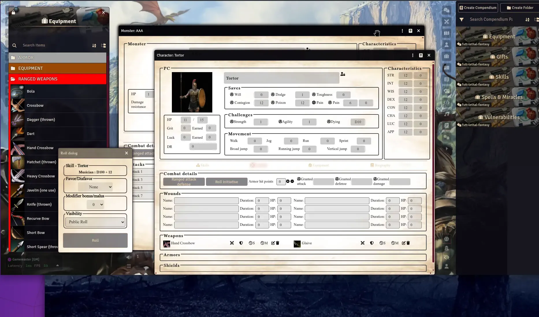Lethal Fantasy RPG