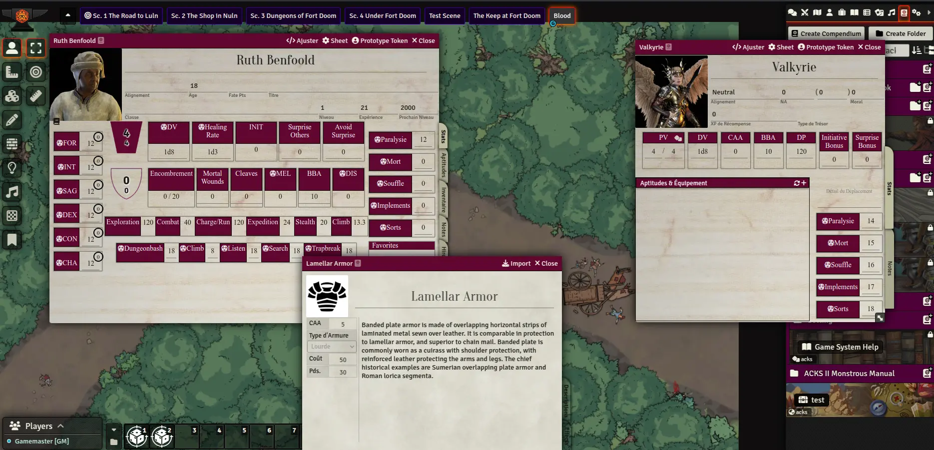 ACKS II RPG System